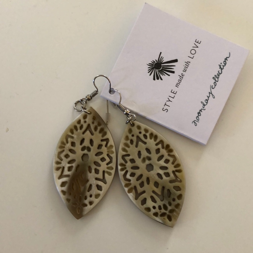 NWT Noonday Collection Lovely Lace Earrings